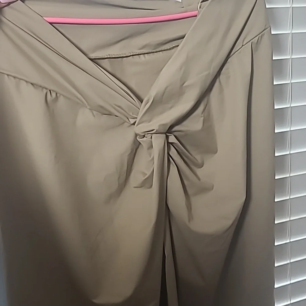 NWT 3X SKIMS Recycled Sarong Skirt Cover Up Desert Neutral